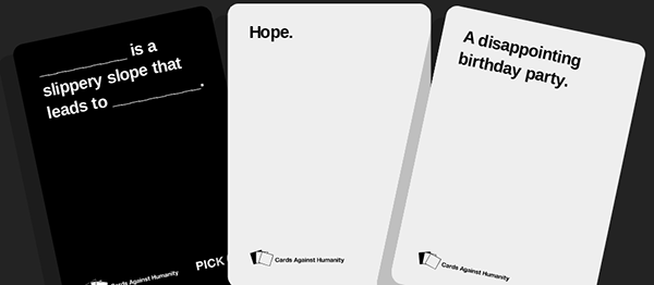 Cards Against Humanity Double Card